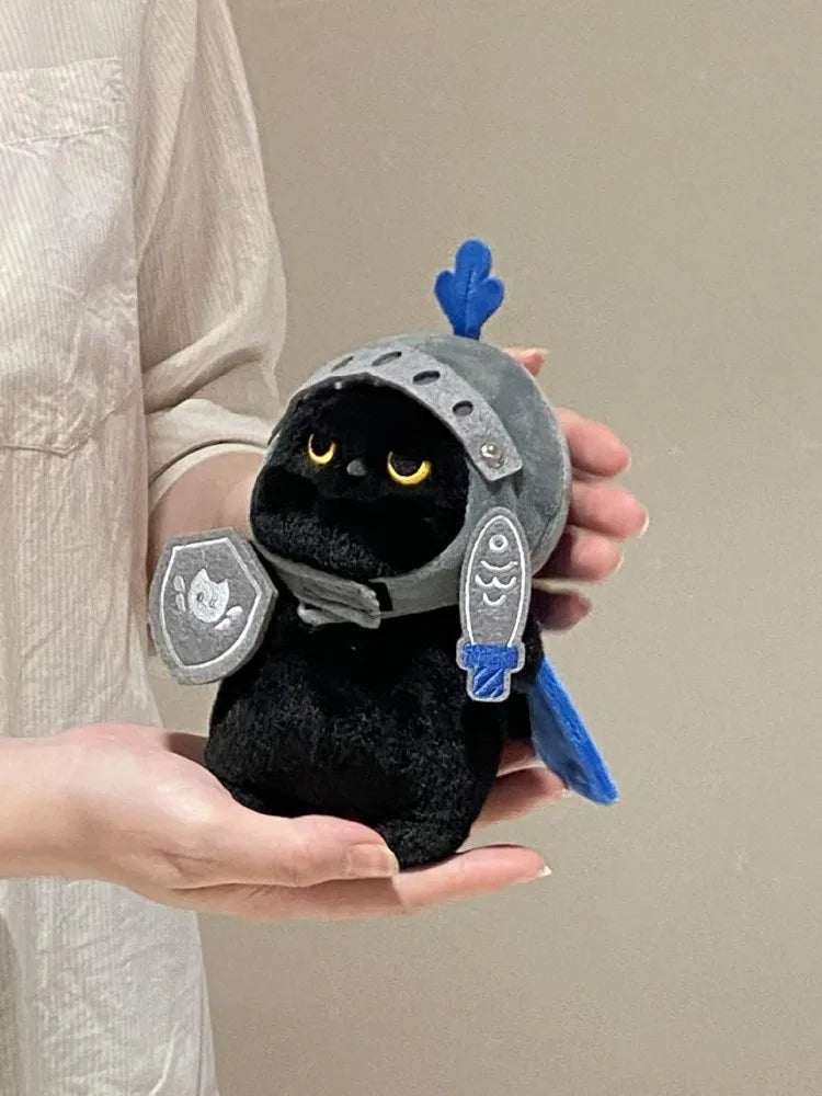 Knight Cat Plush Pillow – Sleep Shield with Purr-fect Protection! - The Cat Mug Spot