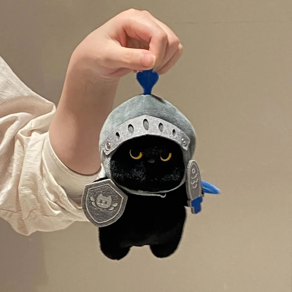 Knight Cat Plush Pillow – Sleep Shield with Purr-fect Protection! - The Cat Mug Spot