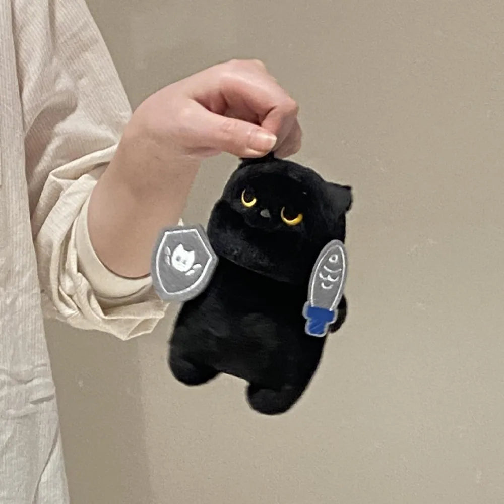 Knight Cat Plush Pillow – Sleep Shield with Purr-fect Protection! - The Cat Mug Spot