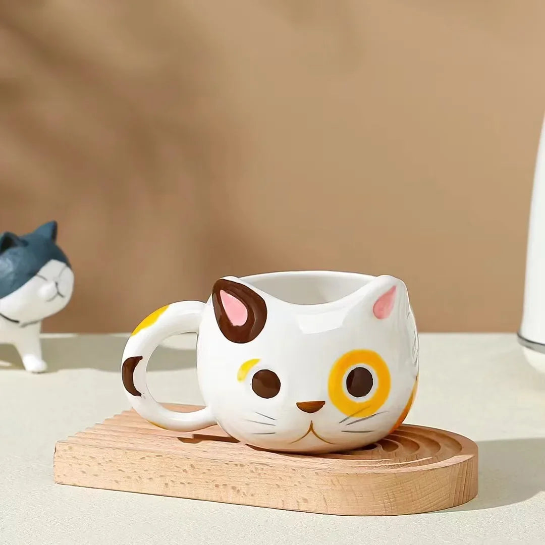 Creative Cat Shaped Coffee Mug – Personalized Cute & Unique Ceramic Mugs for Coffee, Tea, and Gifts - The Cat Mug Spot