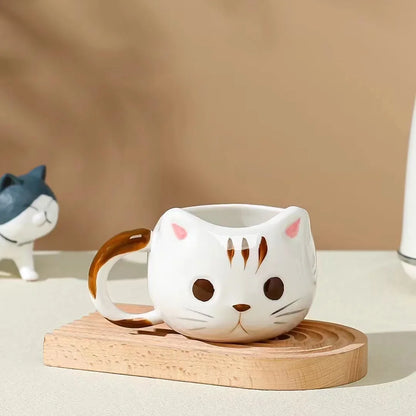 Creative Cat Shaped Coffee Mug – Personalized Cute & Unique Ceramic Mugs for Coffee, Tea, and Gifts - The Cat Mug Spot