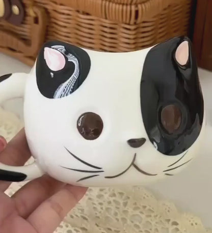 Creative Cat Shaped Coffee Mug